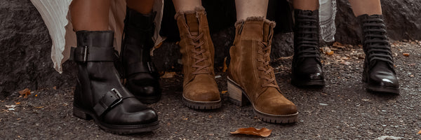 Womens vintage combat on sale boots