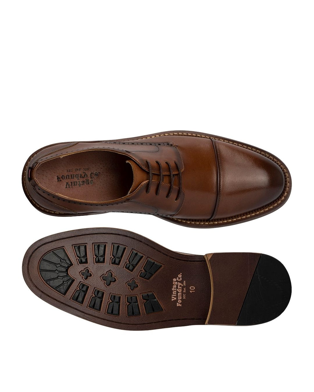 Men's Cyrus Oxford - Vintage Foundry Co. VF1514 COGNAC TOP BOTTOM 1000x