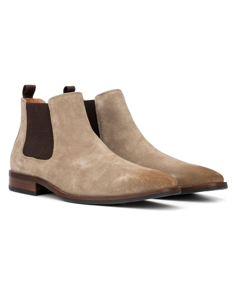 Beige suede chelsea boots mens online