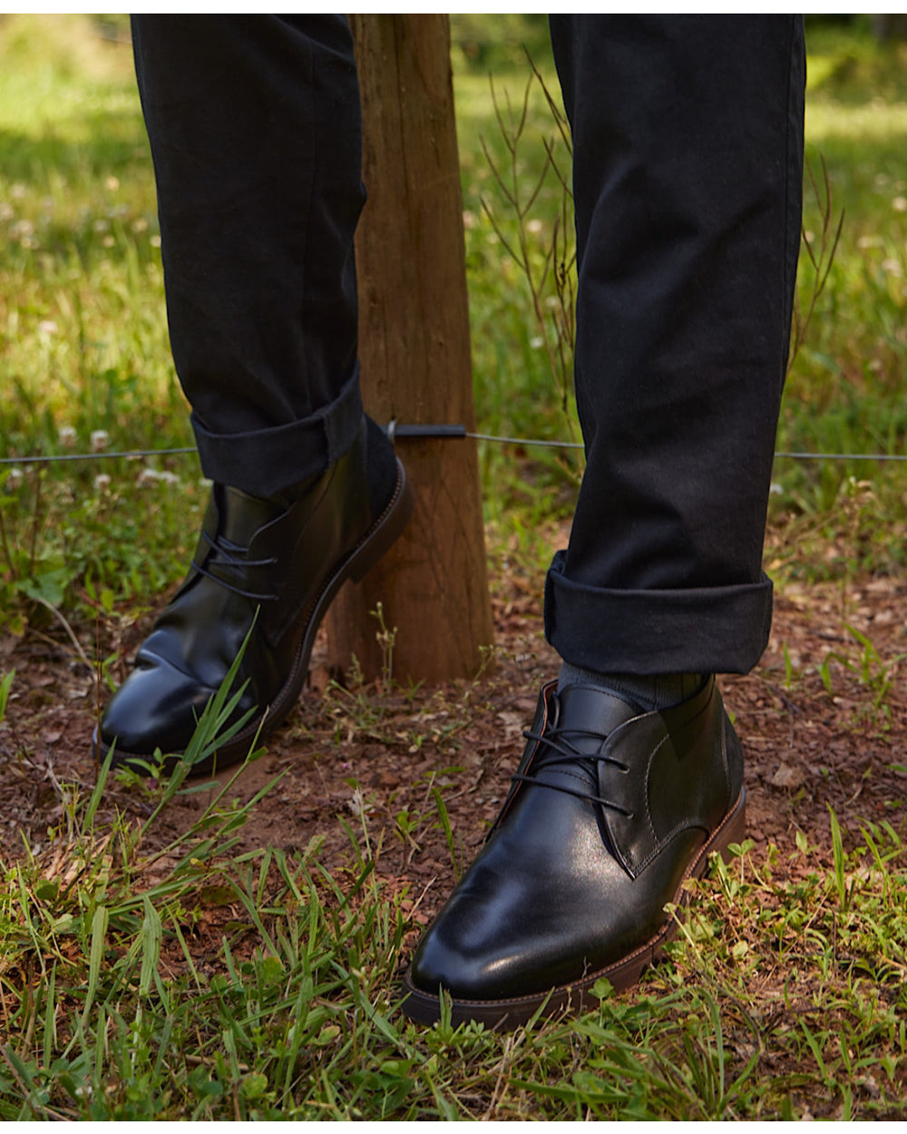 Vintage Foundry Co Men Marlow Chukka Dress Boots Size US 11M Black Leather Vintage Foundry Co. | Men main image 2