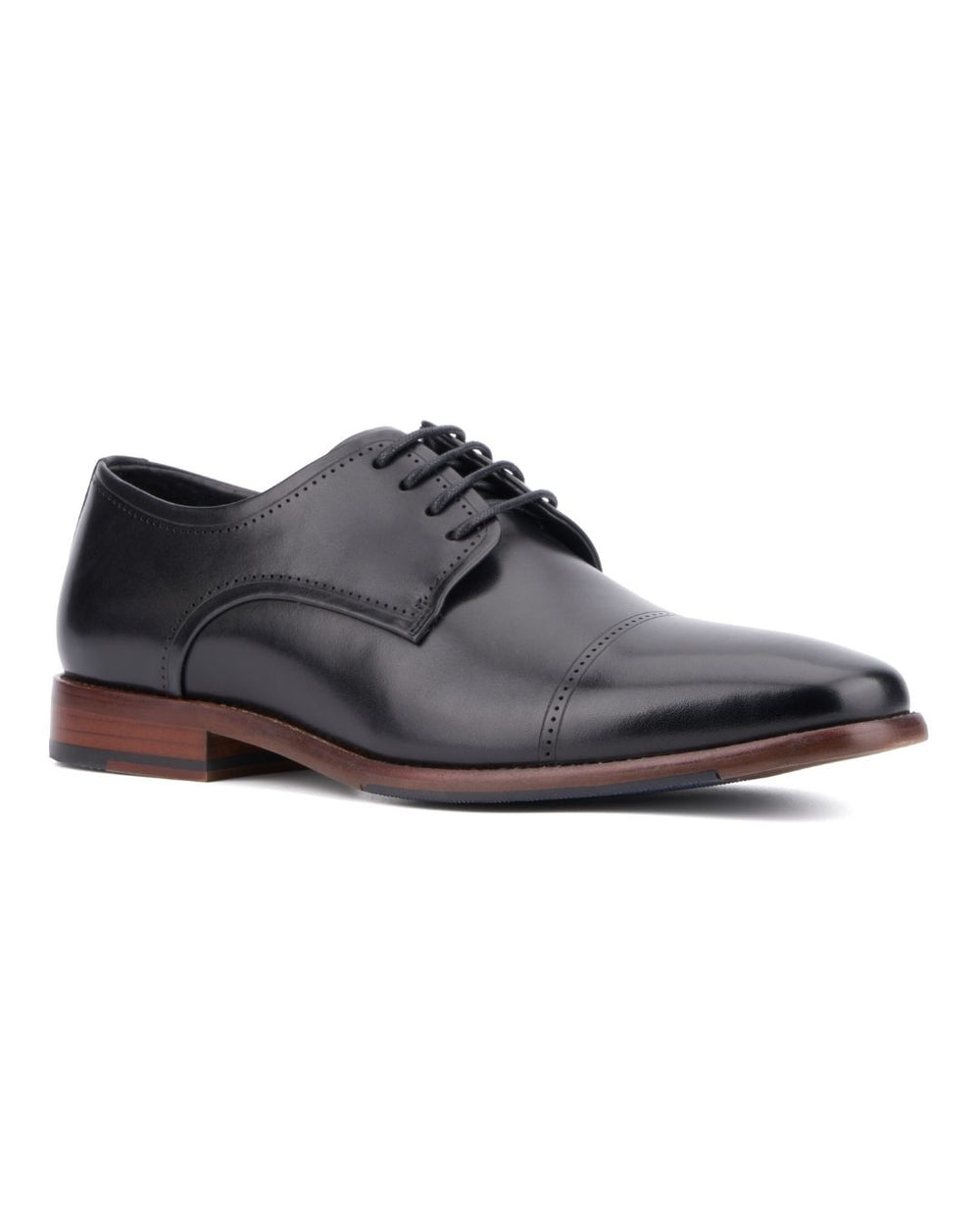 Vintage Foundry Co Dante Cap Toe Oxford Shoes Men’s 10 Blue Suede Brown Leather Vintage Foundry Co. | Men main image 4